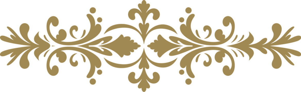 Golden gothic ornament, medieval European drawing inspired by classic Germanic, Angle, Saxon, and Frankish patterns, decorative design for heritage, luxury, and historical art projects.