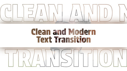 Clean and Modern Text Transition