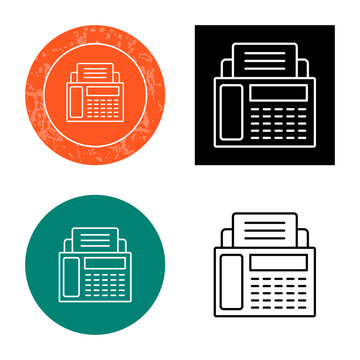 Fax Machine Icon Design