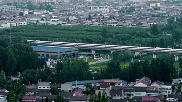 scenery of baoji, china