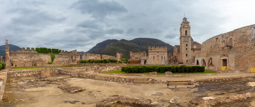 Santa Mar&iacute;a monastery, in Simat de la Valldigna, Comunidad Valenciana, Spain