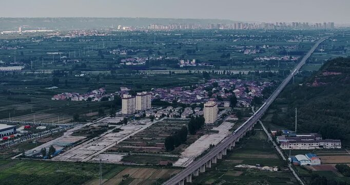 scenery of baoji, china