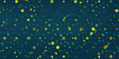 Video games outline pattern. Vector game concept seamless background. Play station game pad. Abstract background controller seamless pattern on dark background © tri