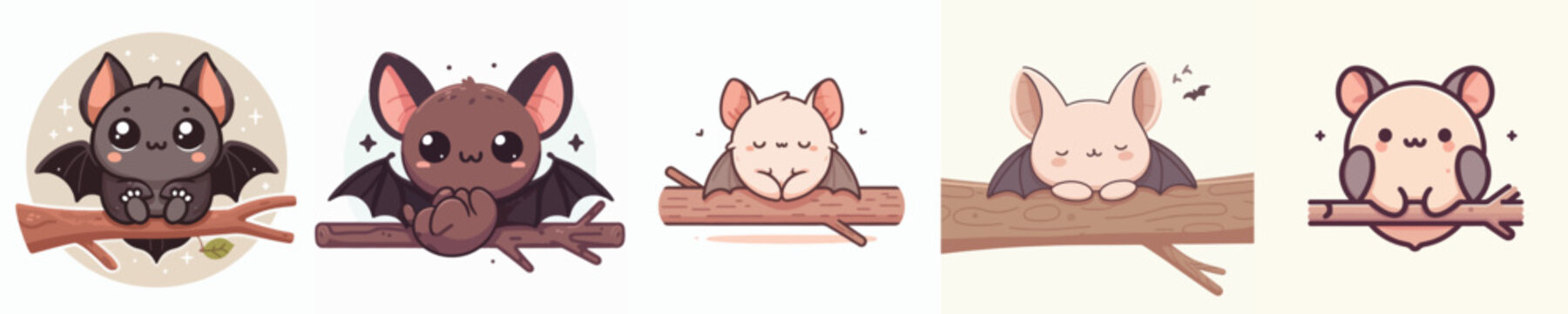 bat vector relaxing on a branch