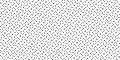 Seamless basketball net pattern, black and white geometric wire texture, abstract fishnet design for sports background. Flat vector illustration isolated on white background. © laily