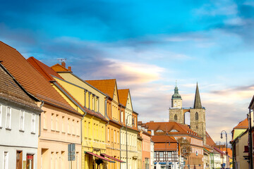 Obraz premium Altstadt, Jüterbog, Jueterbog, Brandenburg, Deutschland 