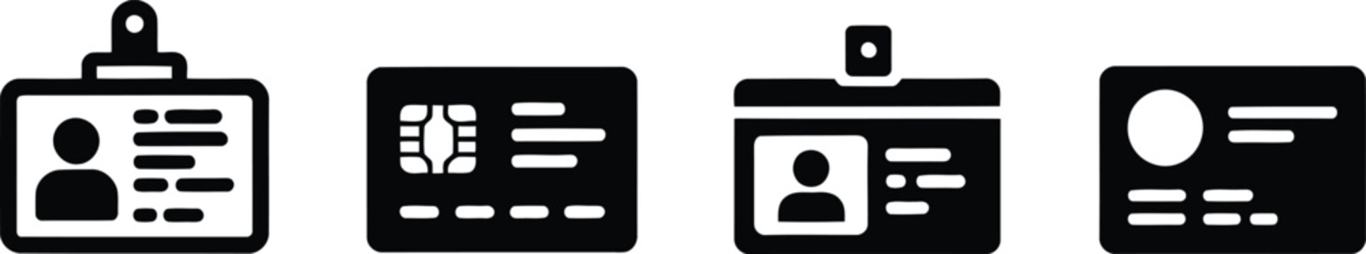 Black and white illustration of four different walkie talkie designs