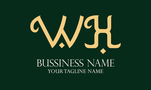 WX W wx initial logo | initial based abstract modern minimal creative logo, vector template image. luxury logotype logo, real estate homie logo. typography logo. initials logo