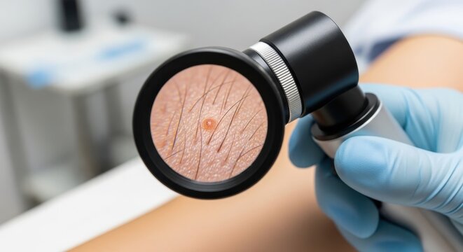 Skin Analysis with Dermatoscope