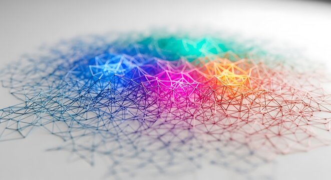 A vibrant and detailed tie-dye background with a mix of blue,