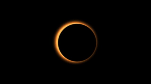 lunar eclipse animation in chroma key. transparent footage moon closed