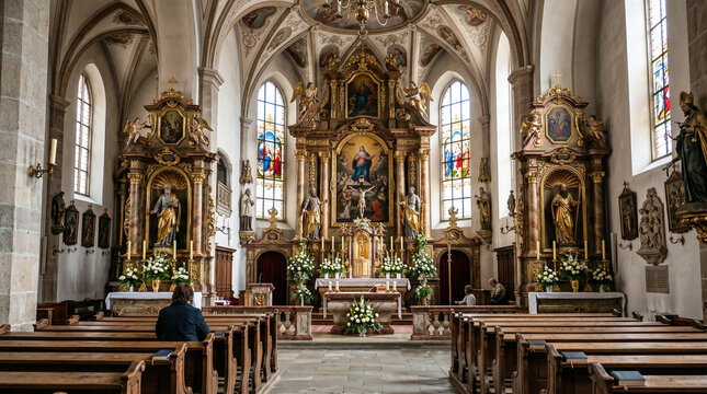 Hyper-realistic, ultra-detailed photograph of a single White Stork (Ciconia ciconia) in full flight, captured against a wide, vibrant blue sky with scattered soft, fluffy white cumulus clouds during m
