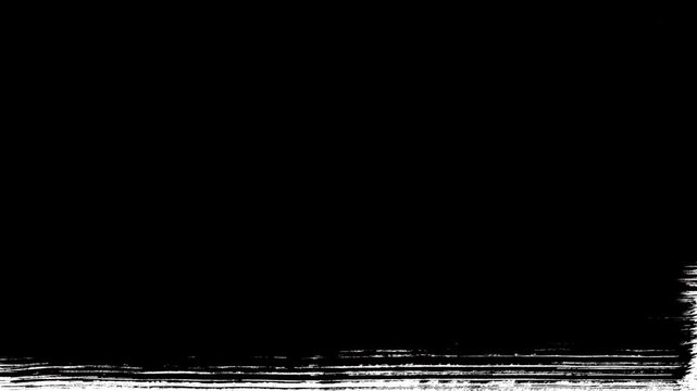 Artistic Ink Brush Stroke Transitions with Grunge Texture Pack