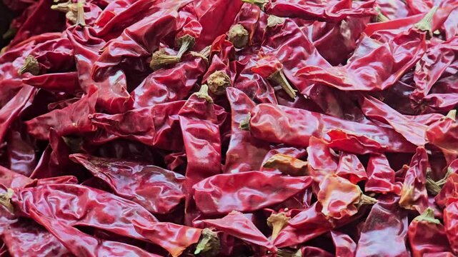 Experience the perfect blend of spice & color. Our mix of fiery Reshampatta and vibrant Byadgi chilies delivers a deep red hue & an intense, lingering heat&mdash;an essential duo for authentic bold flavor.