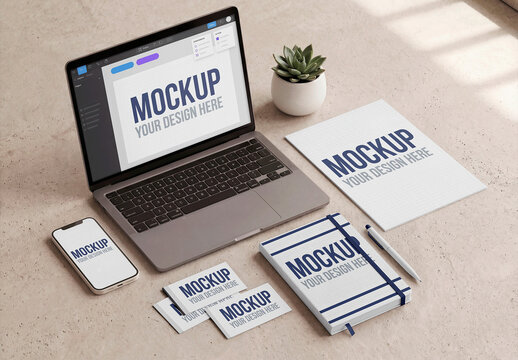 Branding Stationery Mockup