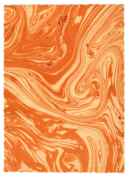 Handgemachtes marmoriertes Buntpapier - handmade marble paper
