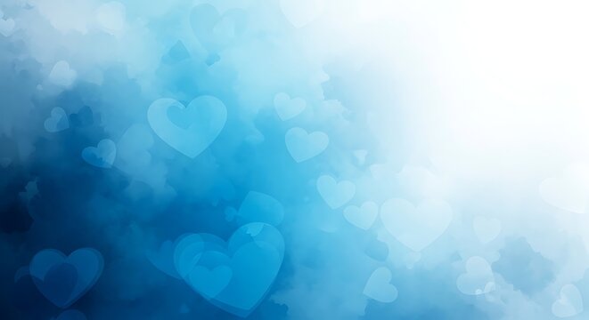 Abstract blue background for happy fathers day celebrating dad with modern art