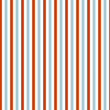 Blue and Red Stripes Circus kids seamless pattern