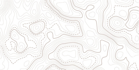 Abstract pattern with lines seamless pattern and topography. Vector contour topographic map background. Topography and geography map grid abstract backdrop.  Topo contour map on white background, © NAZMA