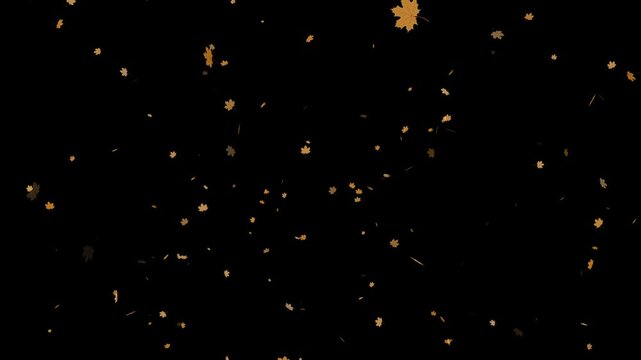 Autumn Leaves Overlay 02 &ndash; Yellow Fall