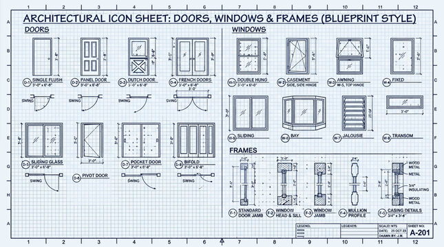 Architectural Icon Sheet Doors.