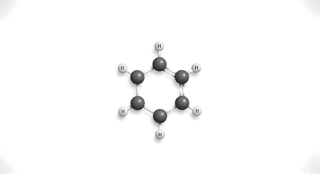 benzene molecular structure model