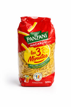 paquet de p&acirc;tes de marque Panzani, cuisson 3 minutes