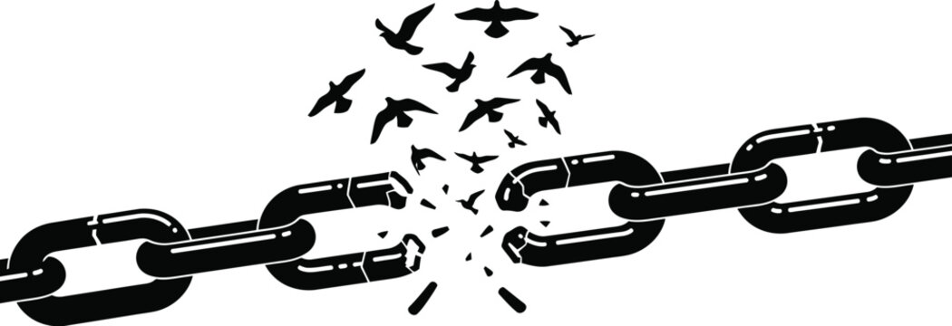 Juneteenth freedom broken chains symbolize emancipation and the celebration of african american liberation