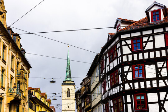 the historic german city of erfurt