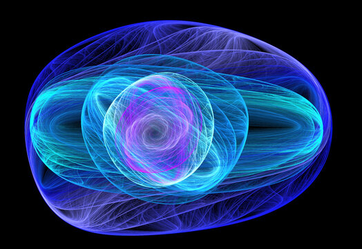 Crazy mystical coloured light effects. Incredible combinations of abstract light lines