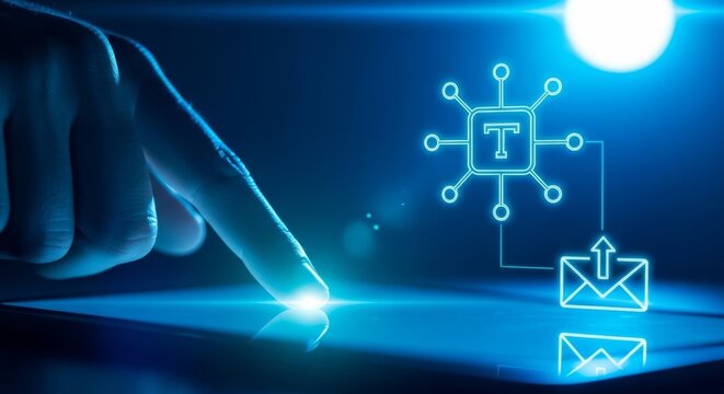 User interacting with tablet and passkey security interface, representing passwordless login, WebAuthn authentication, identity verification, data protection, and modern cybersecurity technology