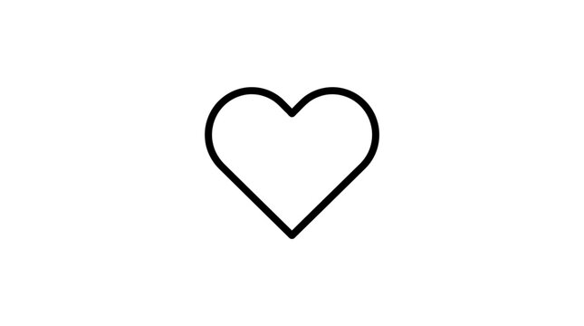 Heart Shape Symbol Icon Love.