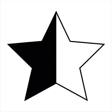 A 3d silver star icon and shiny metal ornament element on a white background for a holiday celebration or award symbol illustration