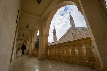 Mor Gabriel Monastery, one of the oldest Syriac Orthodox monasteries in the world, located in Mardin Province, southeastern Türkiye. © osmanmaasoglu