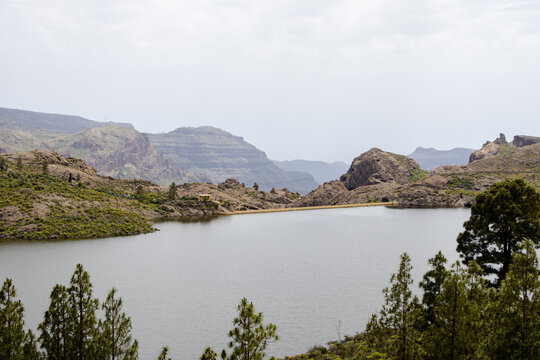 lake in the mountains