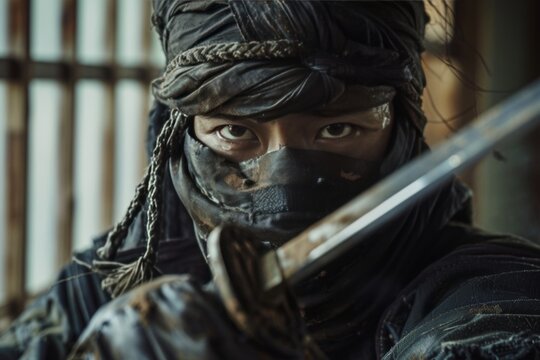 conservation of ninjutsu, mad max style. ninja sword