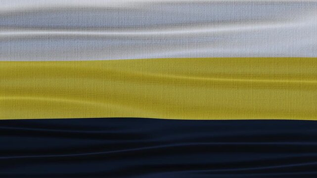 Perak flag waving in the wind with high quality fabric texture