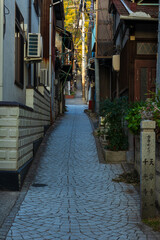 Fototapeta premium 日本の風景 広島県尾道市 坂と路地の街 