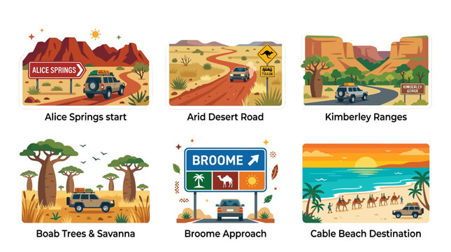 Exploring Australia's diverse landscapes with a 4wd vehicle