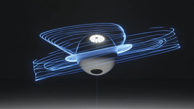 Magnetic Resonance Experiment Where Invisible Fields Become Luminous Contour Lines in a Dark Laboratory