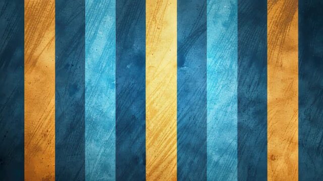 Stripes Abstract: A captivating composition of vertical stripes, showcasing a harmonious blend of textured blue and golden hues, creating an eye-catching design. 