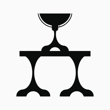 Set of vintage hourglass sand timers illustration showing time countdown and business concept icon design