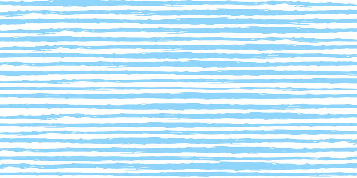 Seamless watercolor stripe pattern in blue tones. Hand painted brush strokes creating a striped background. Light blue seamless watercolor stripes background.