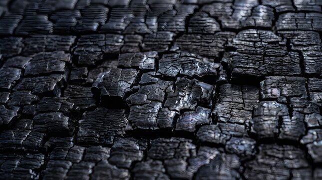 Charred Wood Texture Shou Sugi Ban Architectural Material