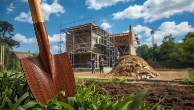 A hoe with a wooden handle, used for gardening or carpentry.