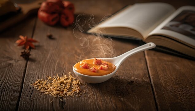 lobster bisque spoonful