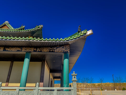 Vietnamese Chua Cham Lo Vuong Buddhist temple constructed in 2015 in the city of Maple, Vaughan, Ontario, Canada. A National Heritage site. on Easter 2026