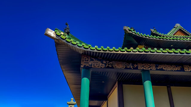 Vietnamese Chua Cham Lo Vuong Buddhist temple constructed in 2015 in the city of Maple, Vaughan, Ontario, Canada. A National Heritage site. on Easter 2026