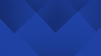 Obraz premium abstract blue background with Material Design or Geometric Minimalist style. Using a stack of squares or rhombuses arranged in layers