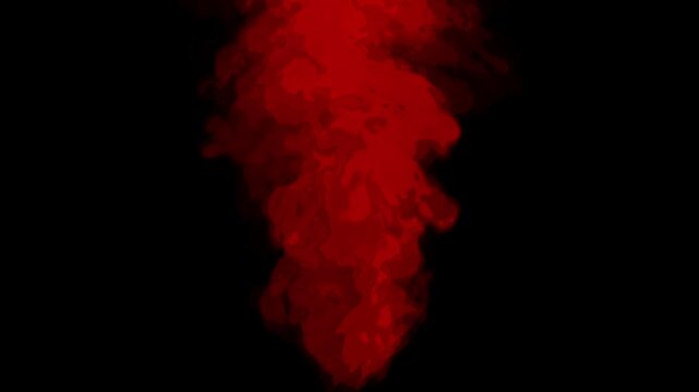 cartoon look fire smoke circle loop effects animation